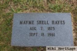 Mayme Elizabeth Shell Hayes