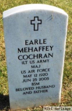 Earle Mehaffey "happy" Cochran