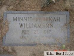 Minnie Rebekah Williamson