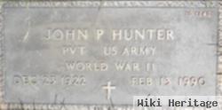 John P Hunter