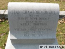 Jean Crawford Duvall