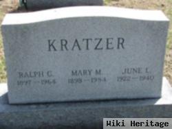 Mary M Kratzer