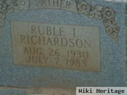 Ruble L Richardson