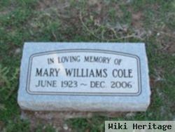 Mary Williams Cole