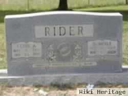 Clyde A. Rider