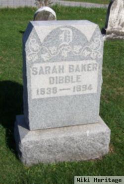 Sarah Baker Dibble