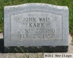 John Wall Karr