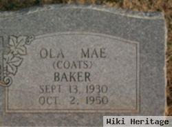 Ola Mae Coats Baker