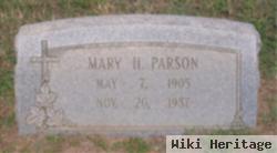 Mary H Parson