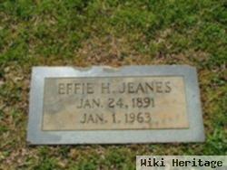 Effie H Jeanes