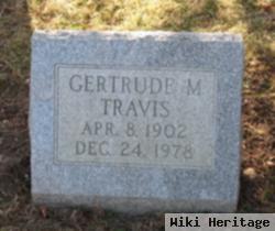 Gertrude M Travis