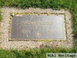 Naomi E Riddle