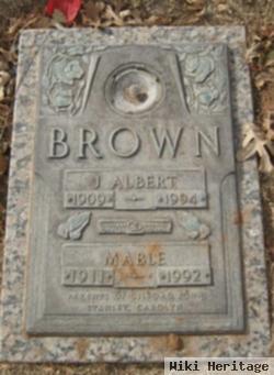 J Albert Brown