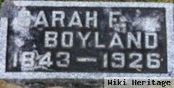 Sarah F Wilkin Boyland