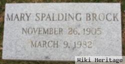 Mary Spalding Brock