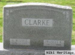 Frances R Clarke