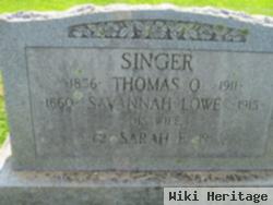 Susannah Lowe Singer