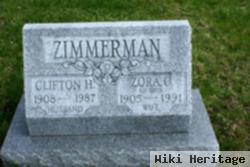 Zora C Smith Zimmerman