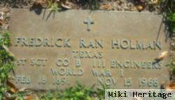 1Sg Frederick R Holman