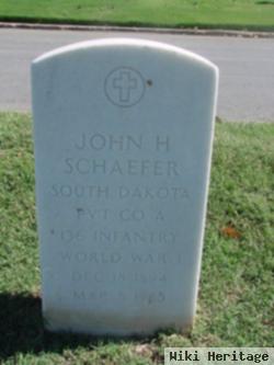 John H Schaefer