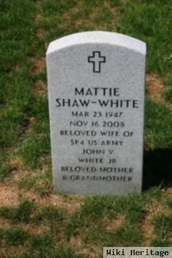 Spec Mattie Shaw-White