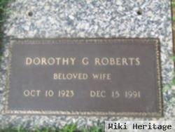 Dorothy G Roberts