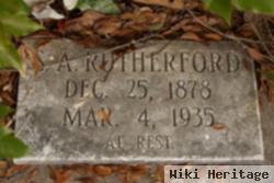 S A Rutherford