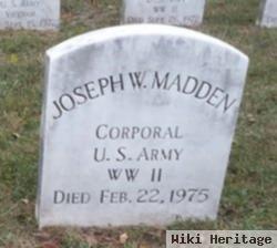 Cpl Joseph W Madden