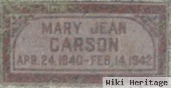 Mary Jean Carson