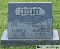 Chester W Checket