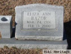 Eliza Ann Bazor