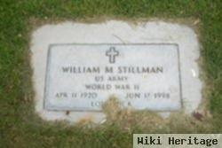 William M "dick" Stillman