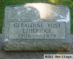 Geraldine Lucille Widner Yost Etheridge