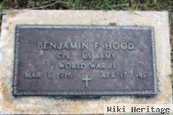 Benjamin F "ben" Hood