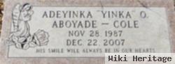 Adeyinka O "yinka" Aboyade-Cole