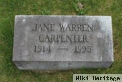 Jane Warren Carpenter