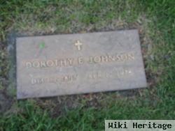 Dorothy E. Johnson Johnson