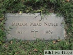 Miriam Mead Noble