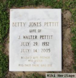 Betty Jones Pettit