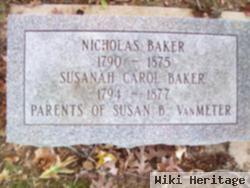 Susanah Carol Carll Baker