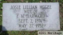 Josie Lillian Mcgee Harward