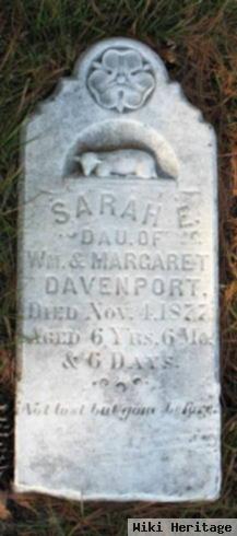 Sarah E Davenport
