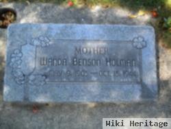 Wanda Benson Holman