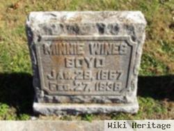 Hannah Minnie "minnie" Wines Boyd