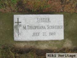 Sr M. Theophana Schreiber