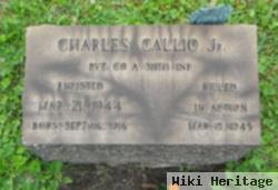 Pvt Charles Callio, Jr