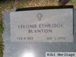 Leeonie Ethridge Blanton