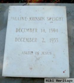 Pauline Johnson Speight