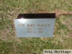 June Marie Mcknight