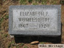 Elizabeth F Womelsdorf